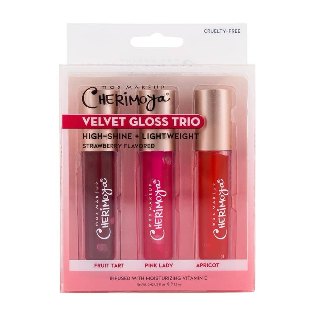 Velvet Gloss Trio - Fruit Tart, Pink Lady, Apricot